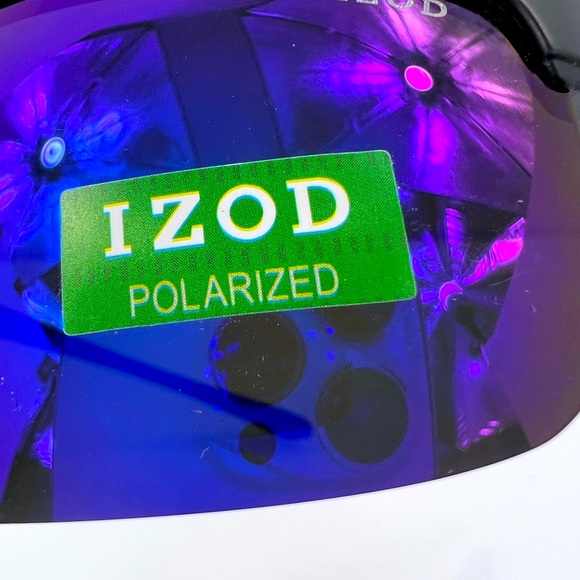IZOD POLARIZED, MIRROR LENSES, POLARIZED, 100%UV PROTECTION, WRAP AROUND GLASSES - Picture 6 of 15